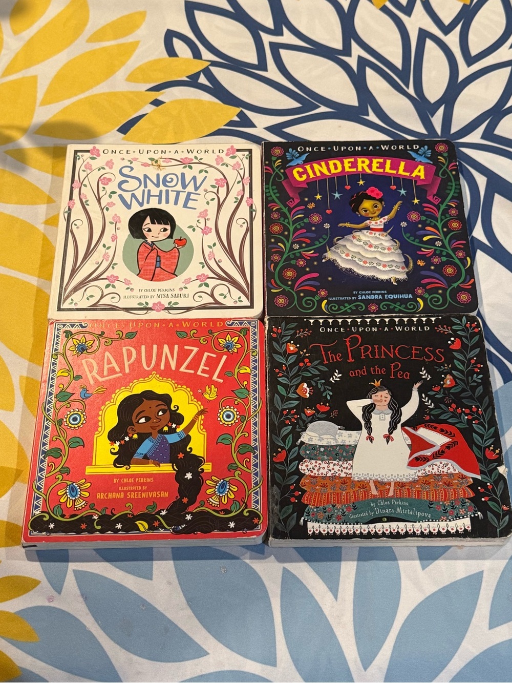 Set of 4 Once Upon a World Books